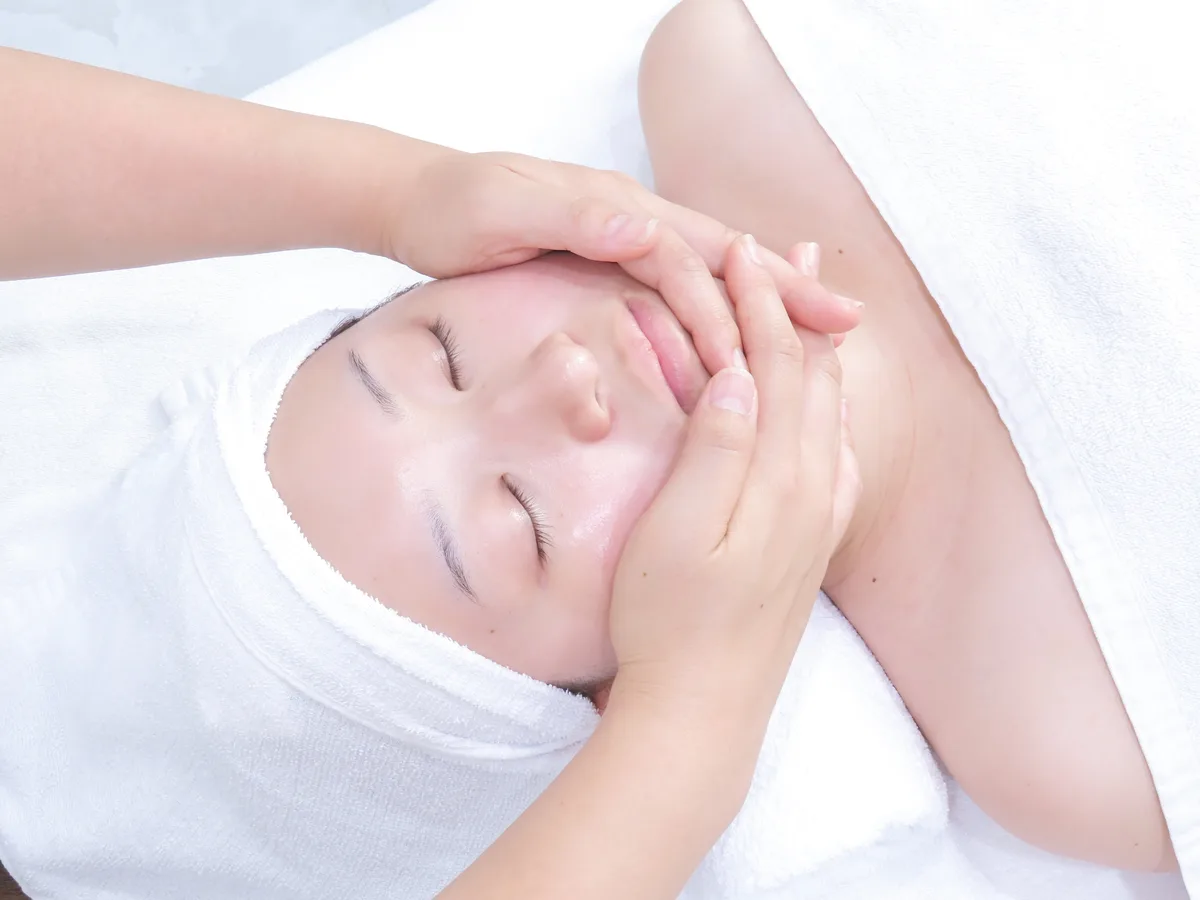 Small face massage